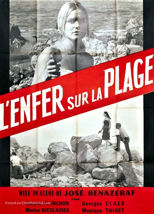 L&#039;enfer sur la plage - French Movie Poster