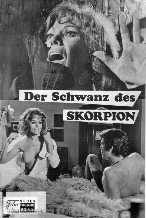 La coda dello scorpione - German Movie Poster