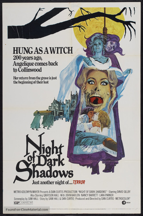 Night of Dark Shadows - Movie Poster