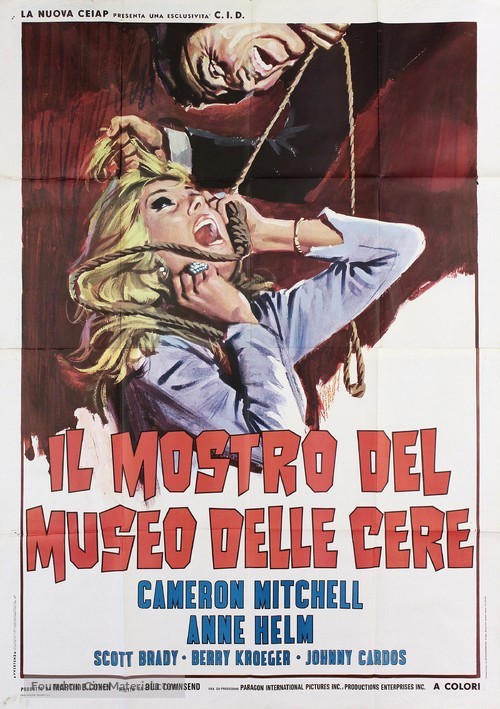 Nightmare in Wax - Italian Movie Poster