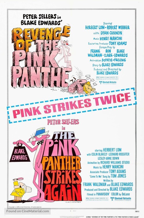 The Pink Panther Strikes Again - Combo movie poster