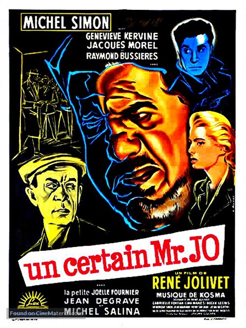 Un certain Monsieur Jo - French Movie Poster