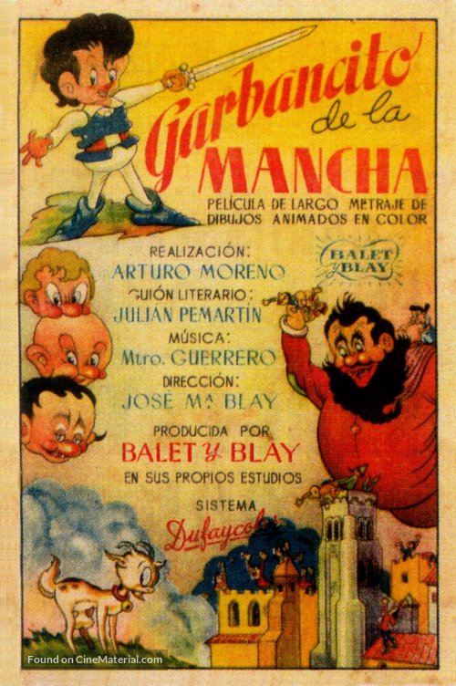 Garbancito de la Mancha - Spanish Movie Poster