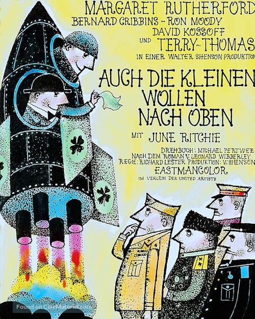 The Mouse on the Moon - German Movie Poster