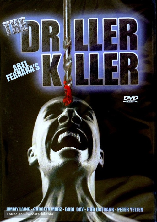 The Driller Killer - Spanish DVD movie cover