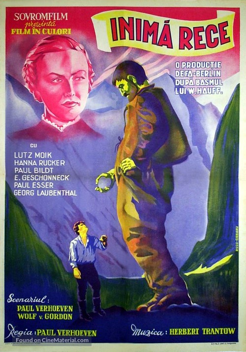 Das kalte Herz - Romanian Movie Poster