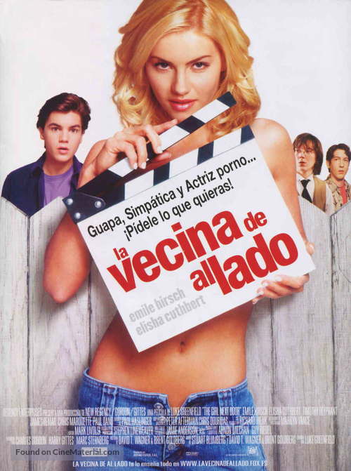 The Girl Next Door - Spanish Movie Poster