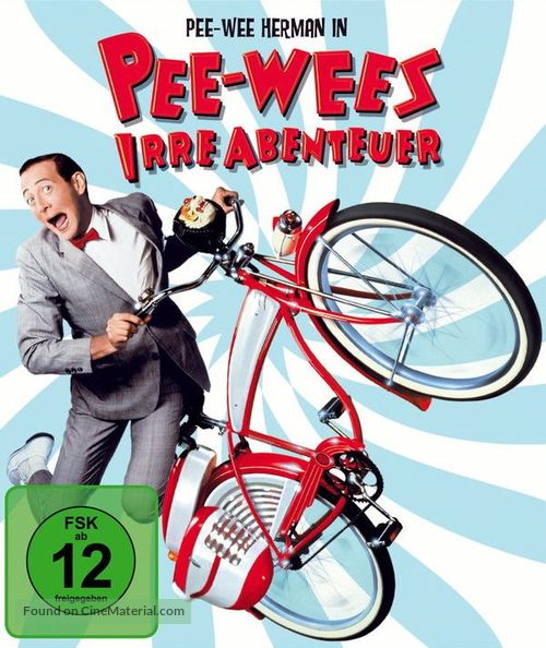 Pee-wee&#039;s Big Adventure - German Blu-Ray movie cover