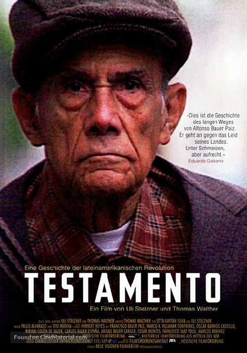 Testamento - German Movie Poster