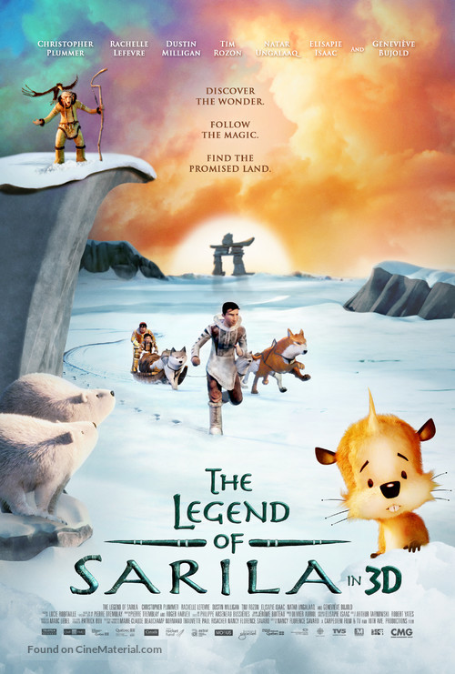 The legend of Sarila/La l&eacute;gende de Sarila - Canadian Movie Poster