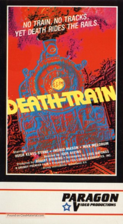 The Death Train - VHS movie cover