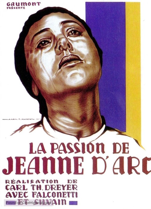La passion de Jeanne d&#039;Arc - French Movie Poster