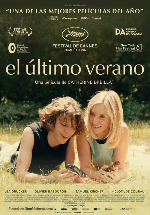 L&#039;&eacute;t&eacute; dernier - Spanish Movie Poster