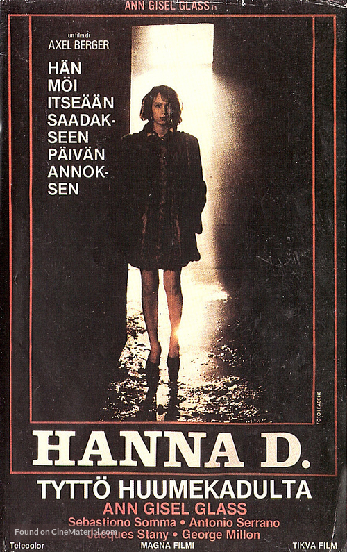 Hanna D. - La ragazza del Vondel Park - Finnish VHS movie cover