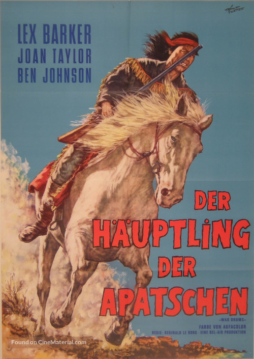 War Drums - German Movie Poster