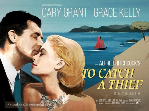 To Catch a Thief - British Movie Poster