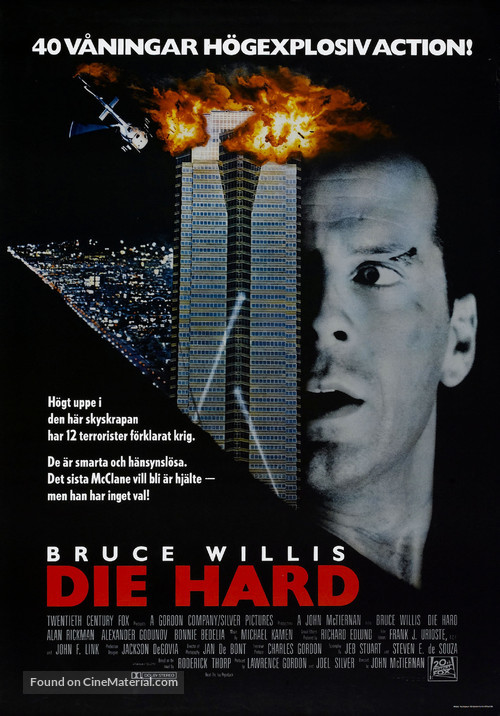 Die Hard - Swedish Movie Poster