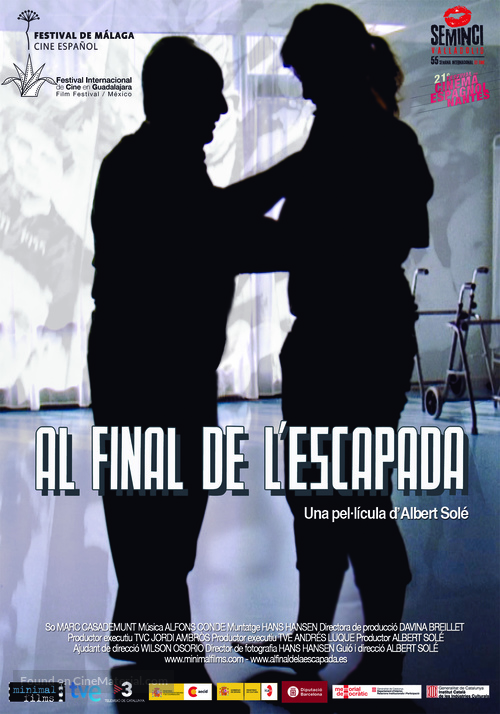 Al final de la escapada - Andorran Movie Poster