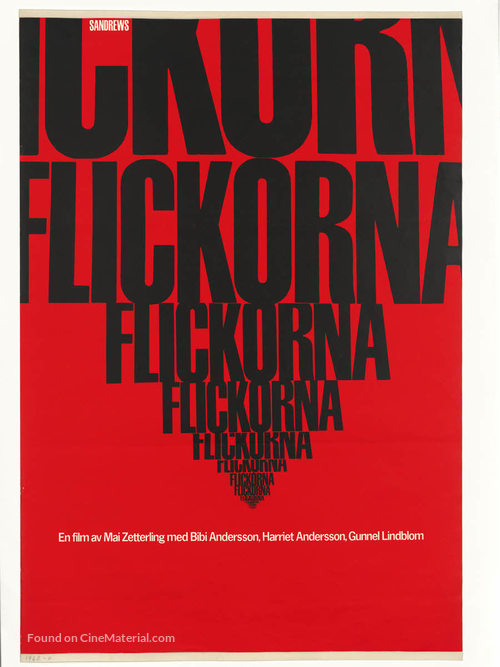Flickorna - Swedish Movie Poster