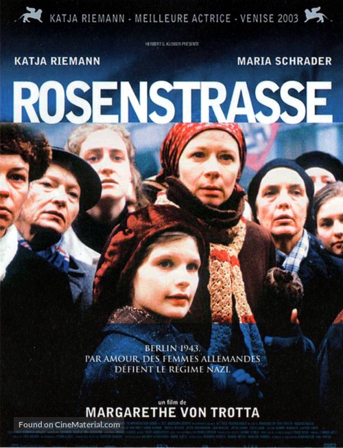 Rosenstrasse - French Movie Poster