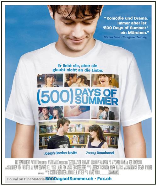 (500) Days of Summer - Swiss Movie Poster