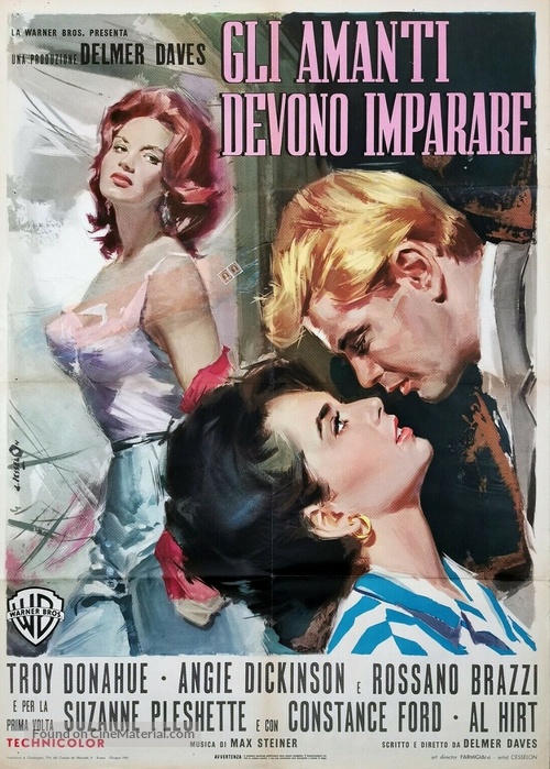 Rome Adventure - Italian Movie Poster