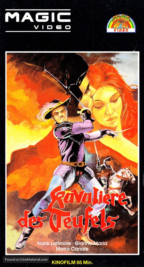 I cavalieri del diavolo - German VHS movie cover