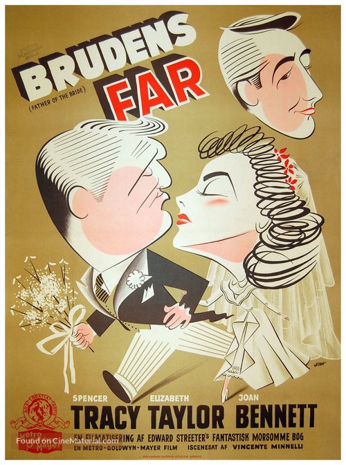 Father of the Bride - Danish Movie Poster