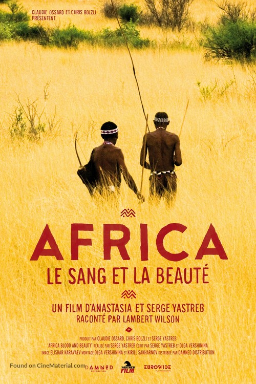 Africa, Blood &amp; Beauty - French Movie Poster