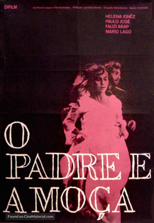 O Padre e a Mo&ccedil;a - Brazilian Movie Poster