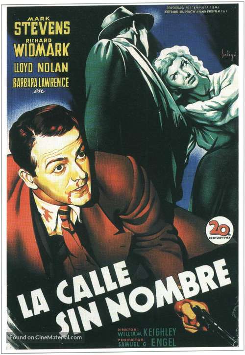 The Street with No Name - Spanish Movie Poster