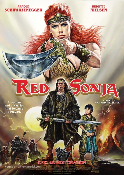 Red Sonja - British Movie Poster