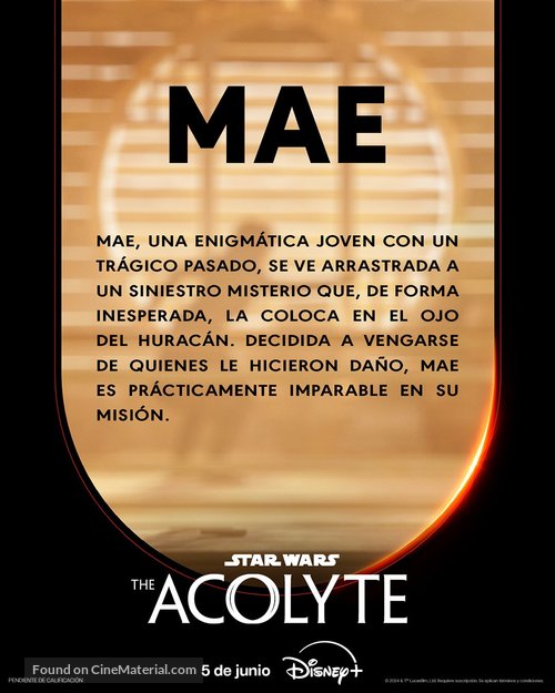 &quot;The Acolyte&quot; - Spanish Movie Poster