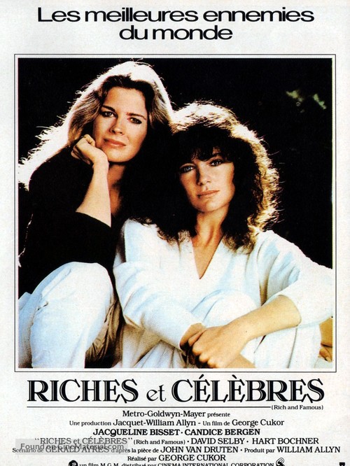 Rich and Famous - French Movie Poster