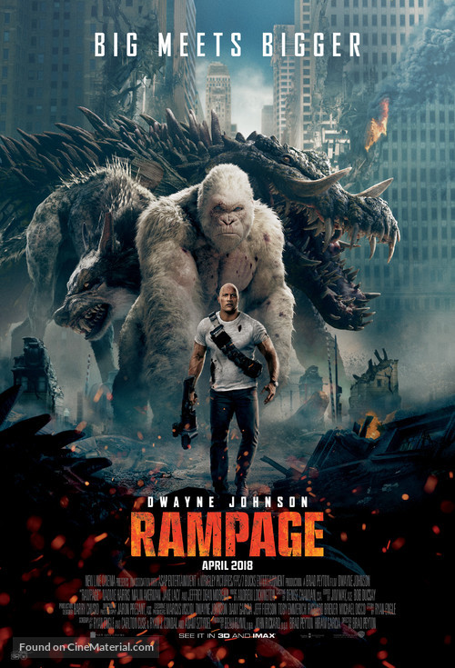 Rampage - Indonesian Movie Poster