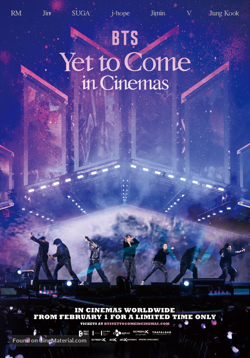 BTS: Yet to Come in Cinemas - International Movie Poster