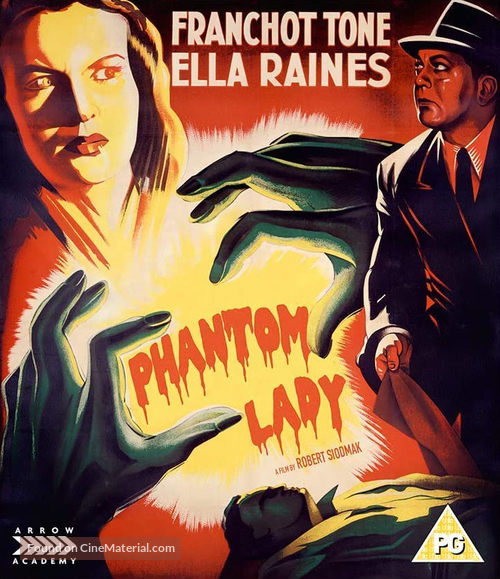 Phantom Lady - British Blu-Ray movie cover