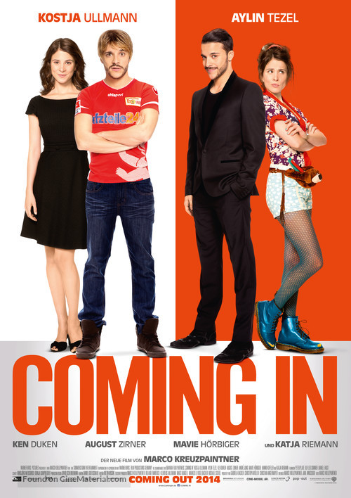 Coming In - German Movie Poster