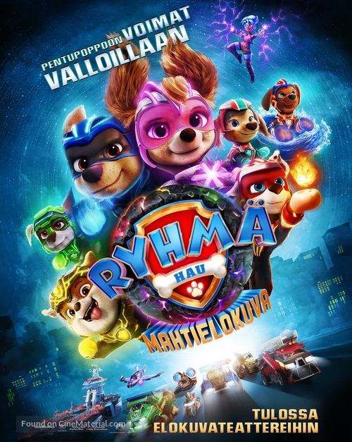 PAW Patrol: The Mighty Movie - Finnish Movie Poster