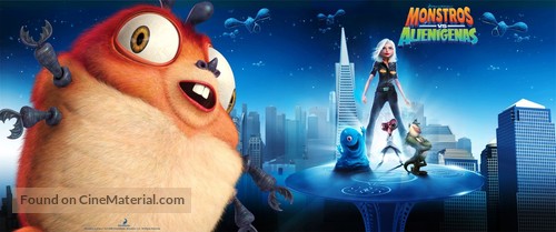 Monsters vs. Aliens - Brazilian Movie Poster