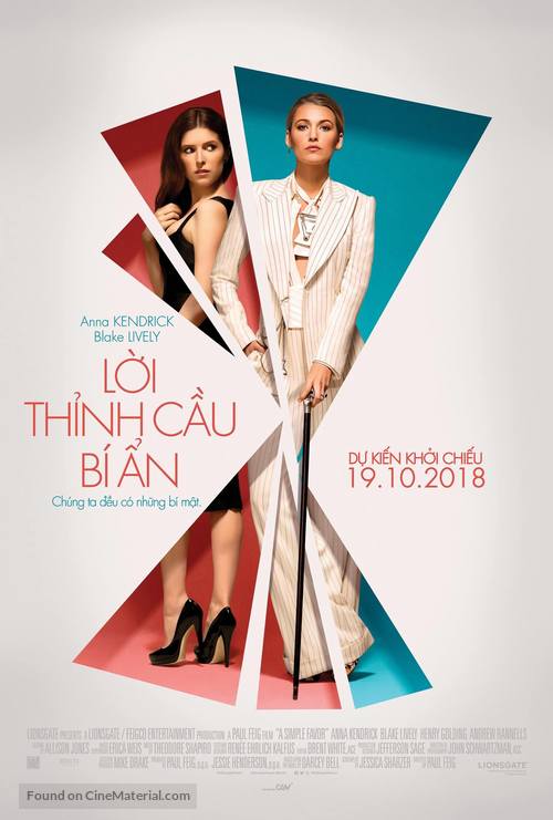 A Simple Favor - Vietnamese Movie Poster