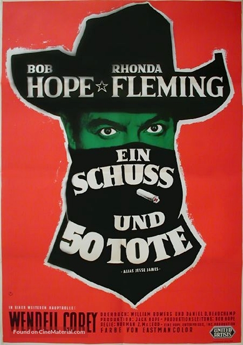 Alias Jesse James - German Movie Poster