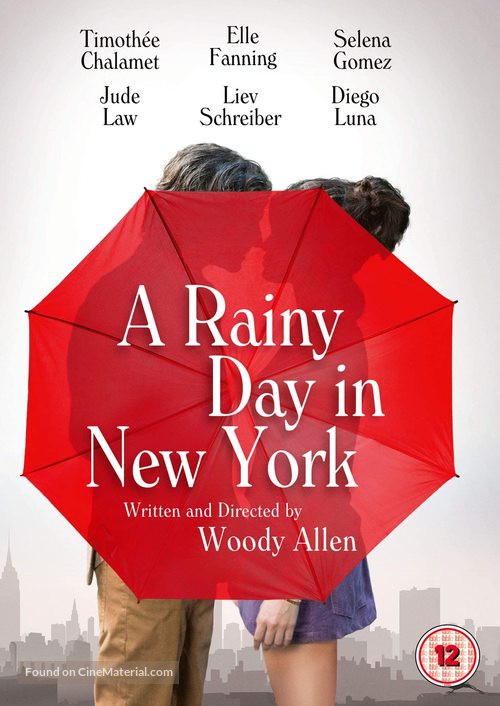 A Rainy Day in New York - British DVD movie cover