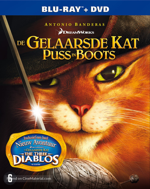 Puss in Boots - Belgian Movie Cover