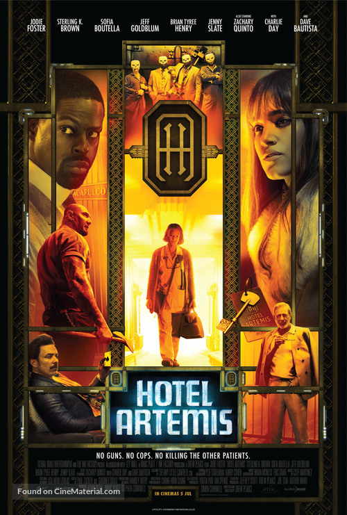 Hotel Artemis - Malaysian Movie Poster