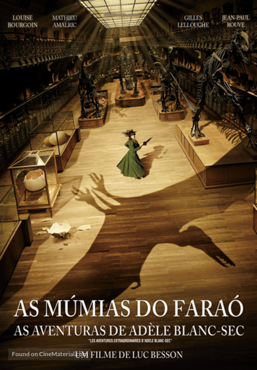 Les aventures extraordinaires d&#039;Ad&egrave;le Blanc-Sec - Portuguese DVD movie cover
