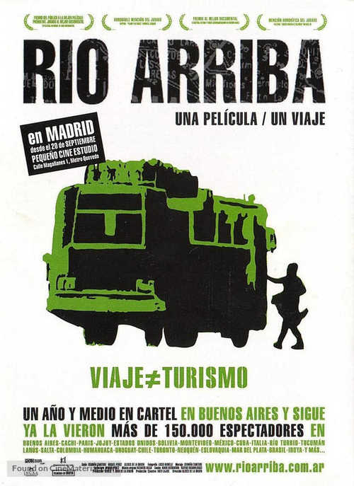 R&iacute;o arriba - Argentinian Movie Poster