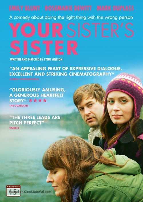 Your Sister&#039;s Sister - Norwegian DVD movie cover