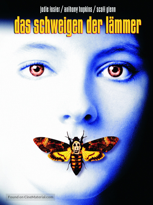 The Silence Of The Lambs - German DVD movie cover