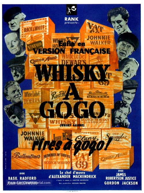 Whisky Galore! - French Movie Poster